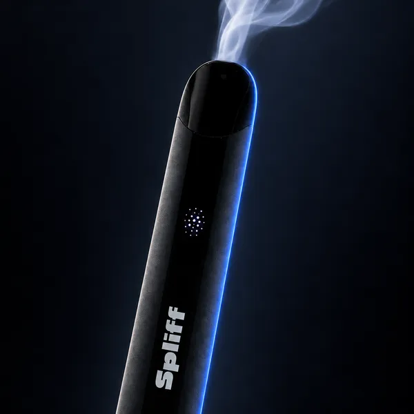 Damp uit het mondstuk van de Magic Vape