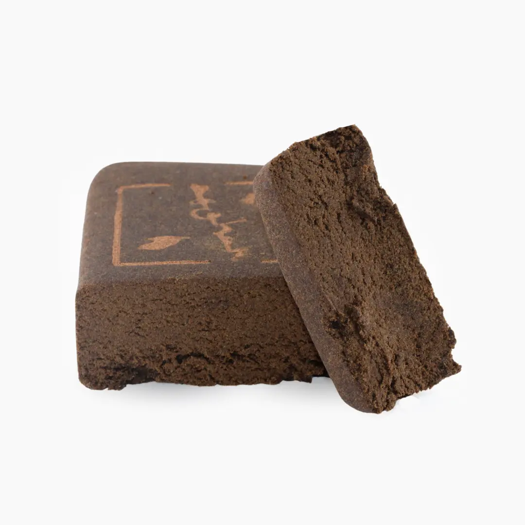 Maroccan Hash 60% THCX, warm donkerbruine gezeefde plak