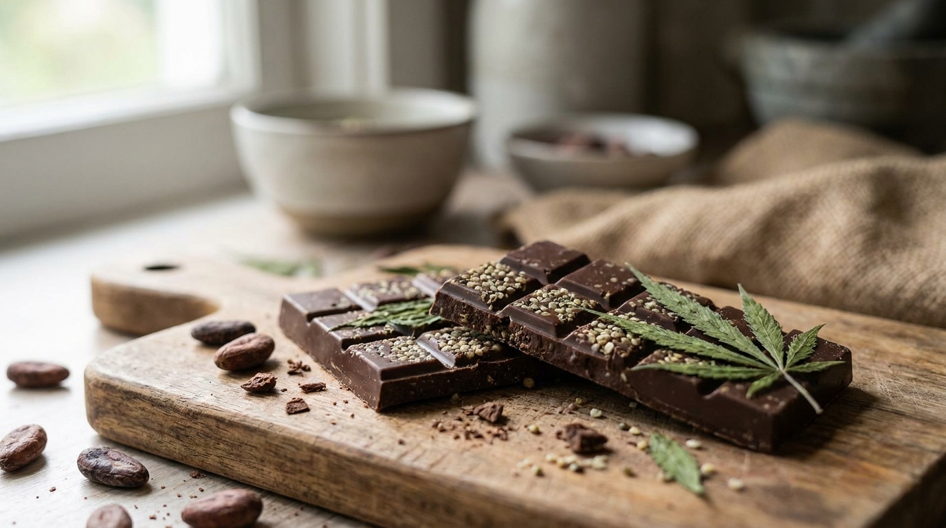 Openingsfoto: Thc chocolade