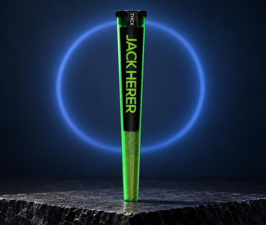 Joint tip groen met zwart uiteinde op donkere ondergrond met blauwe cirkel, materiaalvergelijking voor artikelintroductie