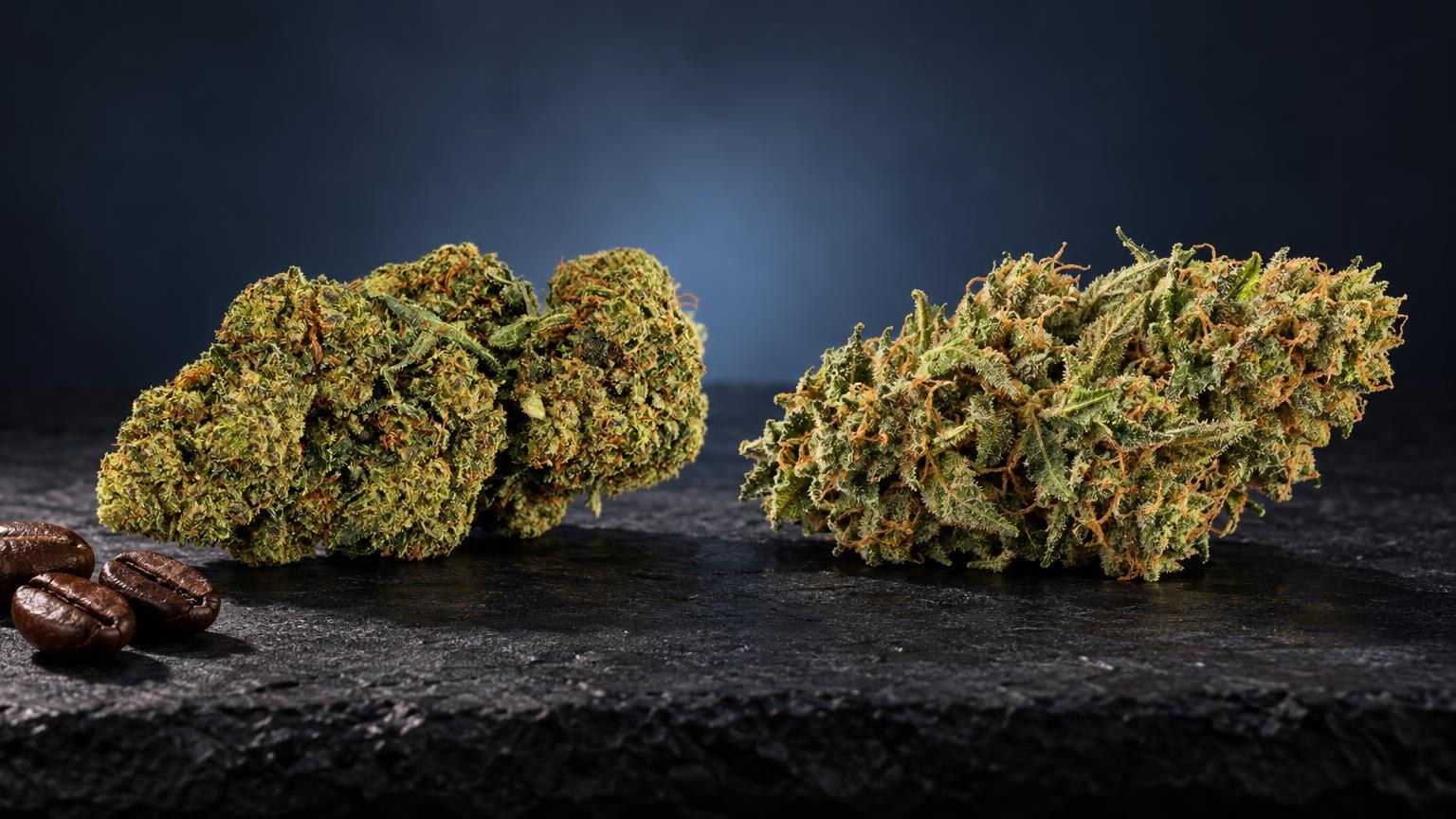 Sativa vs indica: bloem Sour Diesel in beeld gebracht