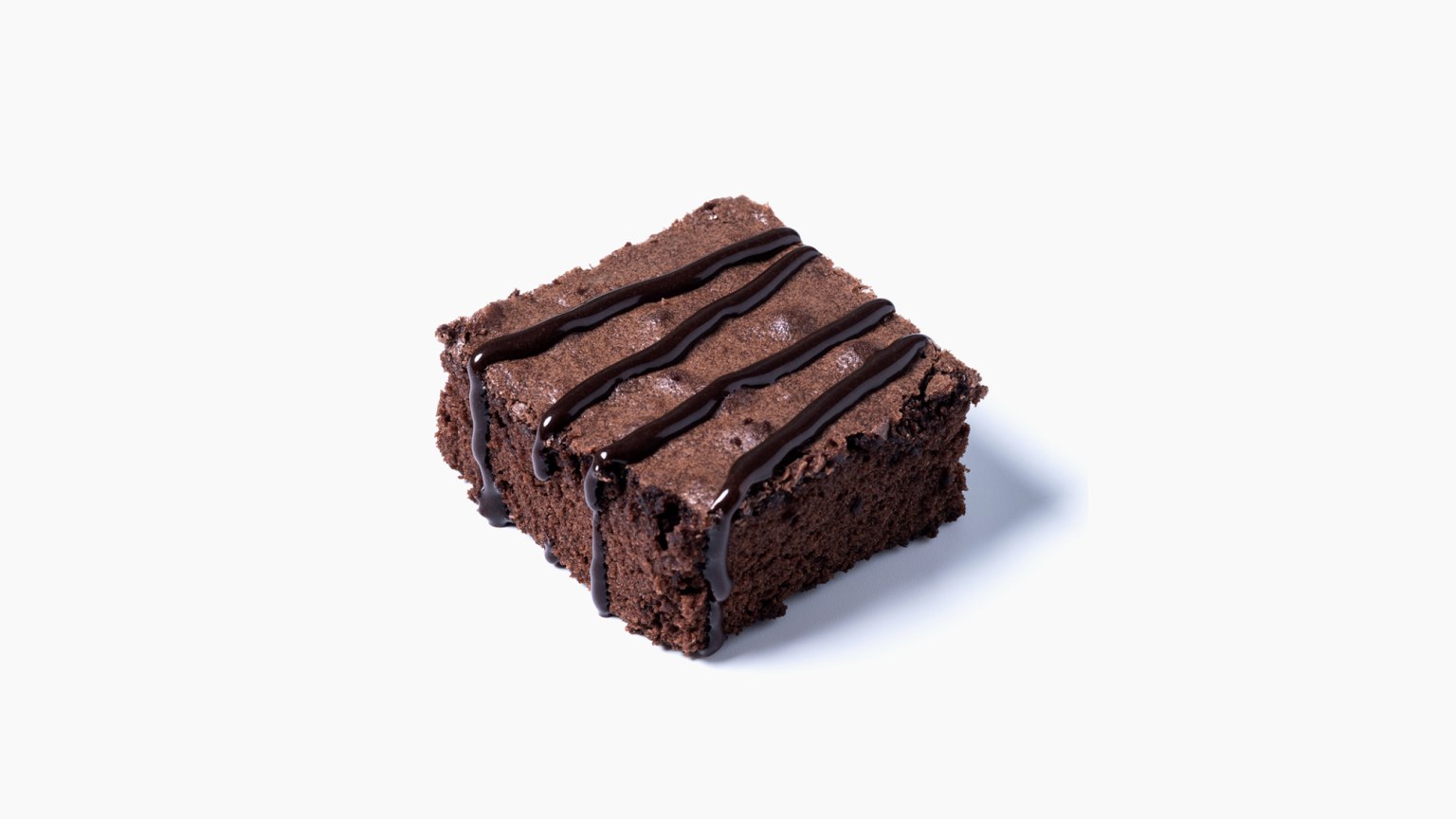 Space cake in brownievorm
