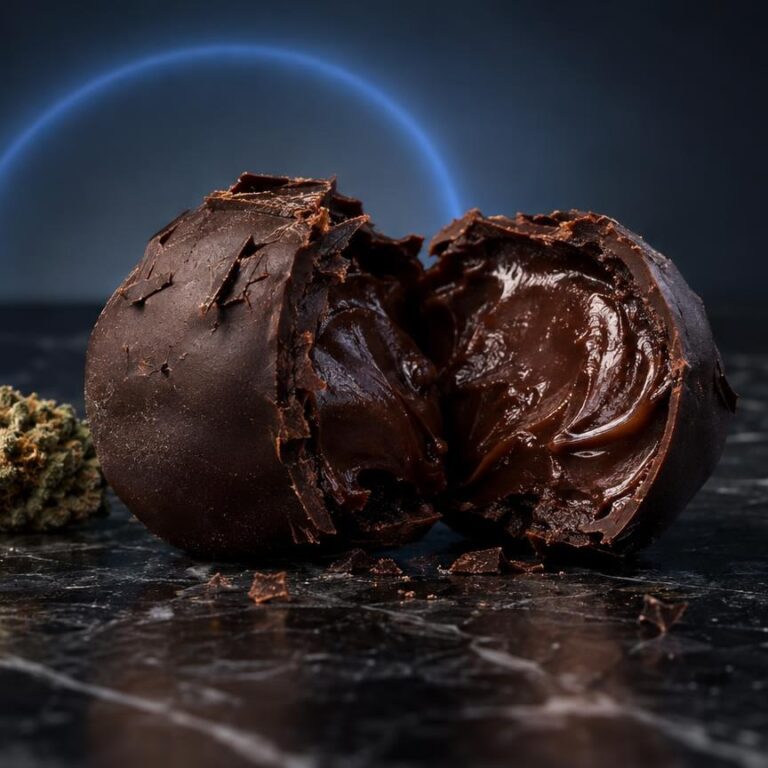 Close-up in natuurlijk licht rond Space cookies