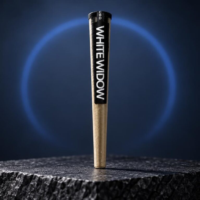 Wat kost een joint: pre-roll Voorgerolde CBD joint – White Widow in beeld gebracht