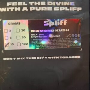 Klantbeoordeling Diamond Kush met foto - Spliff
