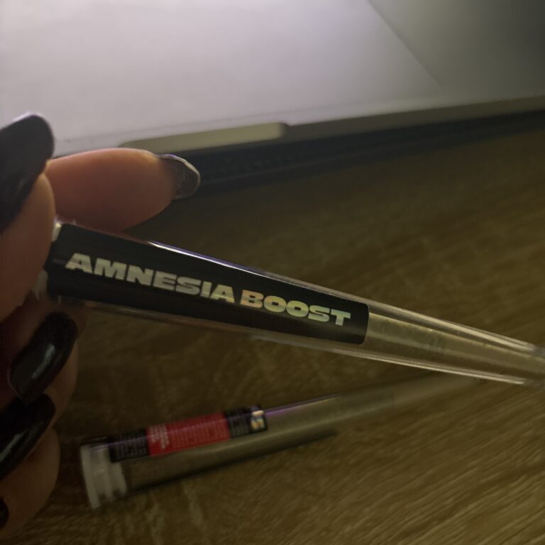 Klantbeoordeling Voorgerolde THCX joint - Amnesia Boost met foto - Spliff