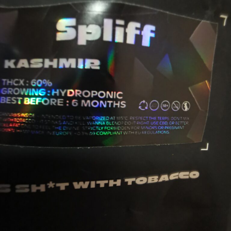 Click to view full screen Klantbeoordeling Kashmir Hash met foto - Spliff