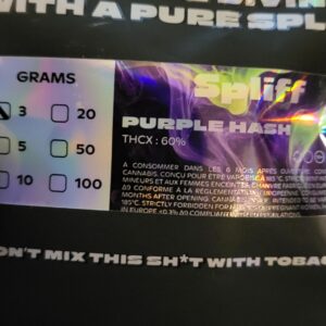 Klantbeoordeling Purple Hash met foto - Spliff