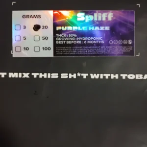 Klantbeoordeling Purple Haze met foto - Spliff